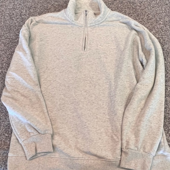 LAZY PANTS Grey Cropped Sweater - Size L - Picture 3 of 3